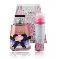 Lattafa Washwashah rinkinys moterims (100 ml. EDP + 50 ml. purškiamas dezodorantas) - 1 vnt.