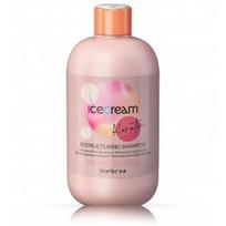 Inebrya Ice Cream Keratin atkuriamasis šampūnas plaukams su keratinu - 300 ml.