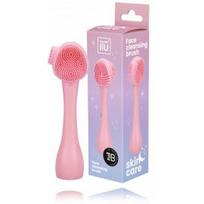 ILŪ Face Cleansing Brush silikoninis šepetėlis veido valymui - Pink