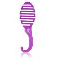 Wet Brush Shower Detangler plaukų šepetys - Purple Glitter