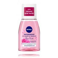 Nivea Rose Touch Waterproof Eye Make-Up Remover akių makiažo valiklis - 100 ml.
