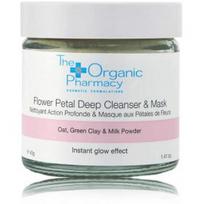 The Organic Pharmacy Flower Petal Deep Cleanser & Mask giluminis valiklis ir kaukė veidui - 40 g.