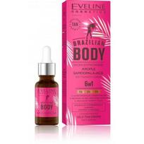 Eveline Brazilian Body koncentruoti savaiminio įdegio lašai veidui ir kūnui - 18 ml.