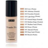 Pupa Wonder Me Instant Perfection Total Lightness Waterproof Foundation makiažo pagrindas - 030 Medium Beige (Neutral)