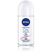 Nivea Fresh Flower rutulinis antiperspirantas moterims be aliuminio druskų - 50 ml.