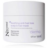 Nacomi Next Level Dermo Soothing Anti-Hair Loss Scalp & Hair Mask raminanti kaukė galvos odai ir plaukams, apsauganti nuo slinkimo - 150 ml.