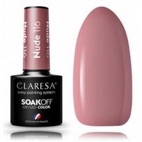 Claresa Soak Off UV / LED Color Nude ilgalaikis hibridinis nagų lakas - Nude 116