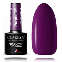 Claresa Soak Off UV / LED Color Purple ilgalaikis hibridinis nagų lakas - Purple 619