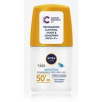 Nivea Sun Kids Protect&Sensitive Roll-On SPF50+ rutulinis losjonas nuo saulės vaikams - 50 ml.