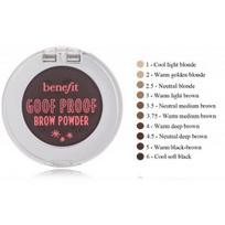 Benefit Goof Proof Brow Powder antakių pudra - 4.5 – Neutral Deep Brown