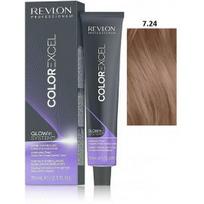 Revlon Professional Color Excel Glowin System plaukų dažai - 7.24 Copper Blonde Pearl