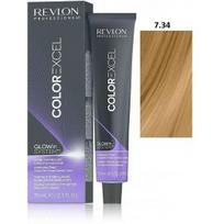Revlon Professional Color Excel Glowin System plaukų dažai - 7.34 Golden Copper Blonde