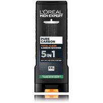 L'oreal Men Expert Pure Carbon Totan Clean Carbon Shower dušo gelis vyrams - 400 ml.