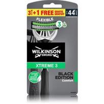 Wilkinson Sword Xtreme 3 Black Edition Comfort vienkartiniai skustuvai vyrams - 4 vnt.