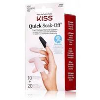 KISS Quick Soak Off Remover System rinkinys gelinio lako nuėmimui - 1 vnt.
