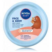 NIVEA Baby Face&Body Soft Cream kremas kūdikiams - 200 ml.