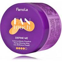 Fanola Fan Touch Define Me Fixing Glossing Wax stiprios fiksacijos spindesio suteikiantis formavimo vaškas plaukams - 100 ml.