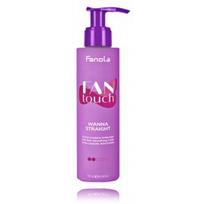 Fanola Fan Touch Wanna Straight Anti-Frizz Smoothing Cream lengvos fiksacijos  glotninantis kremas plaukams - 195 ml.