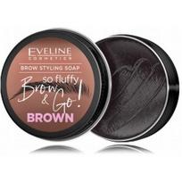Eveline Brow & Go! Brown Brow Styling Soap tonuotas muilas antakių formavimui - 25 g.