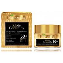 Bielenda Golden Ceramides 50+ stangrinantis ir giliai regeneruojantis kremas veidui nuo raukšlių - 50 ml.