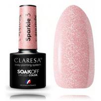 Claresa Soak Off UV / LED Color Sparkle ilgalaikis hibridinis nagų lakas - Sparkle 3
