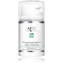 Apis Professional Acid Exfoliation Mix rūgštinis mišinys veido šveitimui (fitino + pieno + piruvo + ferulo) - 50 ml.
