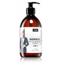 LaQ Doberman 8in1 Shower Gel Sex and Business Limited Edition dušo gelis vyrams - 500 ml.