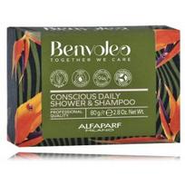 AlfaParf Milano Benvoleo Conscious Daily Shower & Shampoo kietas prausiklis / šampūnas veidui, kūnui ir plaukams - 80 g.