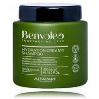 AlfaParf Milano Benvoleo Hydration Creamy Shampoo drėkinantis kreminis šampūnas sausiems plaukams - 450 ml.