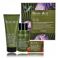 AlfaParf Milano Benvoleo The Hydration Kit rinkinys plaukams (80 g. kietas šampūnas + 275 ml. kondicionierius + 200 ml. šampūnas) - Rinkinys