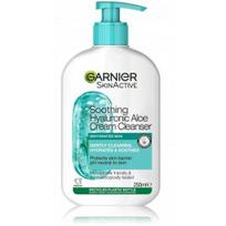 Garnier Skin Naturals Hyaluronic Aloe Soothing Cream Cleanser drėkinamasis veido prausiklis - 250 ml.