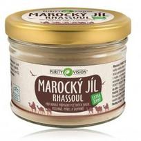 Purity Vision Bio Rhassoul Moroccan Clay Gasulo molis veidui, kūnui ir plaukams - 450 g.