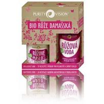 Purity Vision Bio Rose odos priežiūros rinkinys (rožių vanduo 100 ml. + rožių sviestas 120 ml.) - 1 vnt.