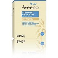 Aveeno Soothing Bath Soak raminanti priemonė voniai - 8 x 42 g.
