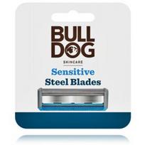Bulldog Sensitive Replacement Head skustuvo peiliukai vyrams jautriai odai - 4 vnt.