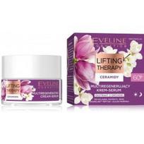 Eveline Lifting Therapy Ceramides 60+ atkuriamasis veido kremas brandžiai odai - 50 ml.