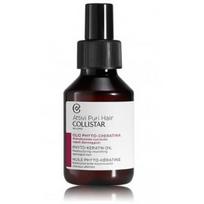 Collistar Attivi Puri Hair Phyto-Keratin Oil aliejus pažeistiems plaukams - 100 ml.