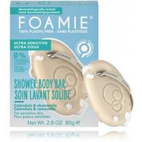 Foamie Calendula & Chamomile Shower Body Bar kietas kūno prausiklis jautriai odai - 80 g.