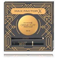 Max Factor Gift Set rinkinys moterims (9 ml. blakstienų tušas + 4 g. akių pieštukas + 14 g. pudra) - Rinkinys