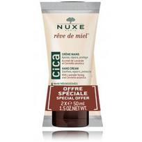 Nuxe Reve De Miel Cica Hand Cream rankų kremas sausai ir pažeistai odai - 2 x 50 ml.