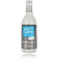 Salt Of The Earth Vetiver & Citrus Deodorant Roll-On Refills natūralaus rutulinio dezodoranto papildymas vyrams - 525 ml.