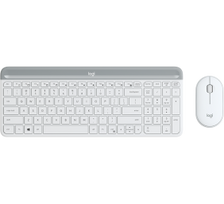 Logitech MK470 Slim Combo Belaidė klaviatūra ir pelė, Balta