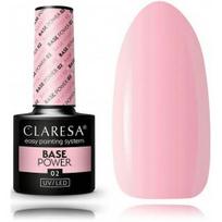 Claresa Base Power gelinio nagų lako bazė - 02
