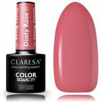 Claresa Soak Off UV / LED Dusty Rose ilgalaikis hibridinis nagų lakas - 006