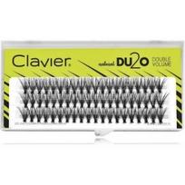 Clavier DU2O Double Volume dirbtinės priklijuojamos blakstienos kuokšteliais - 13 mm