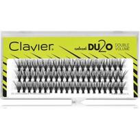 Clavier DU2O Double Volume dirbtinės priklijuojamos blakstienos kuokšteliais - 9 mm