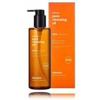 Hanskin Pore Cleansing Oil AHA Rich & Moist drėkinantis valomasis aliejus sausai veido odai - 300 ml.