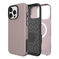 Dėklas Perfectionists Triangle Mag Apple iPhone 14 Pro rožinio aukso