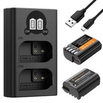 K&F Concept K&F DMW-BLK22 Digital Camera Dual Battery with Dual Channel Charger for Panasonic