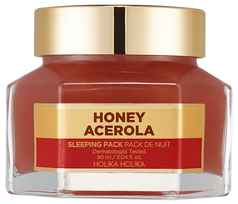 HOLIKA HOLIKA Honey Sleeping Pack (Acerola Honey) veido kaukė, 90 ml